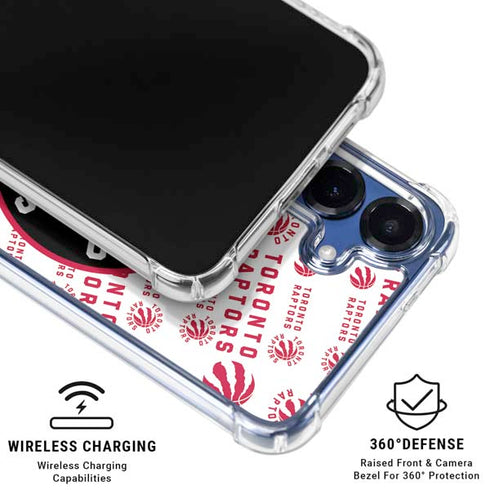 NBA Toronto Raptors Logo Blast Galaxy S25 Plus Clear Case