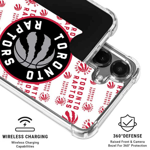 NBA Toronto Raptors Logo Blast Galaxy S26 Plus Clear Case