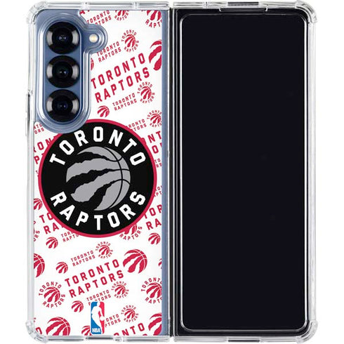 NBA Toronto Raptors Logo Blast Galaxy Z Fold6 Clear Case