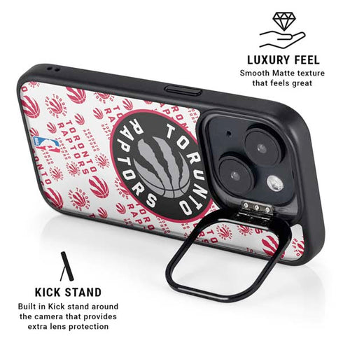 NBA Toronto Raptors Logo Blast iPhone 14 Plus Kickstand Case