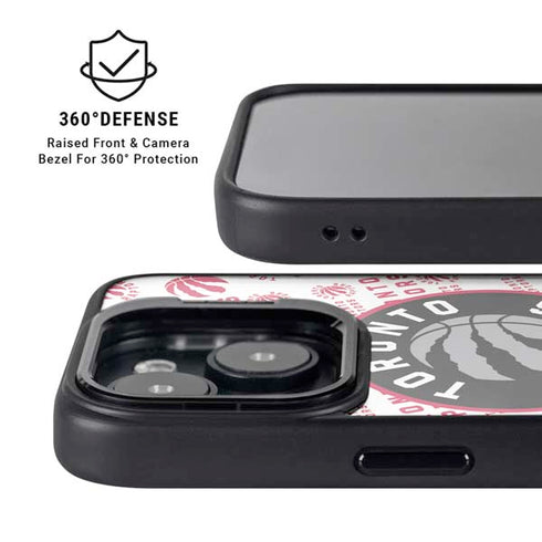 NBA Toronto Raptors Logo Blast iPhone 14 Plus Kickstand Case