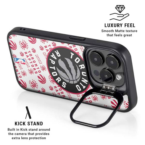 NBA Toronto Raptors Logo Blast iPhone 14 Pro Max Kickstand Case