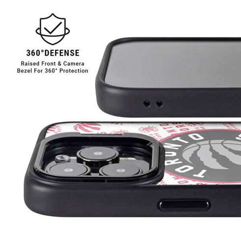 NBA Toronto Raptors Logo Blast iPhone 14 Pro Max Kickstand Case