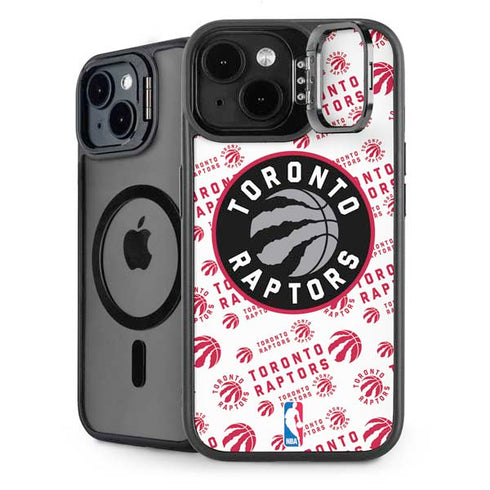 NBA Toronto Raptors Logo Blast iPhone 15 Plus Kickstand Case