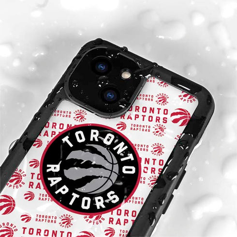 NBA Toronto Raptors Logo Blast iPhone 15 Plus Waterproof Case