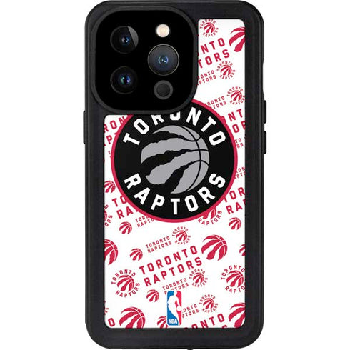 NBA Toronto Raptors Logo Blast iPhone 15 Pro Waterproof Case
