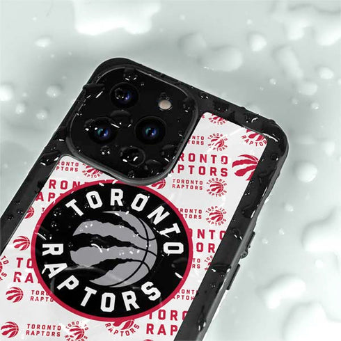 NBA Toronto Raptors Logo Blast iPhone 15 Pro Waterproof Case