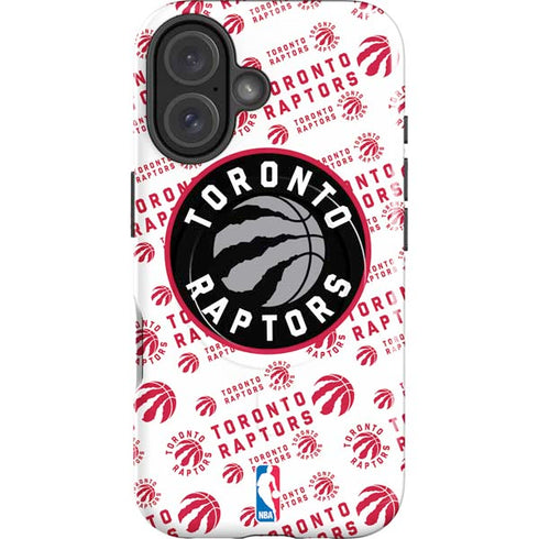 NBA Toronto Raptors Logo Blast iPhone 16 Magsafe Impact Case