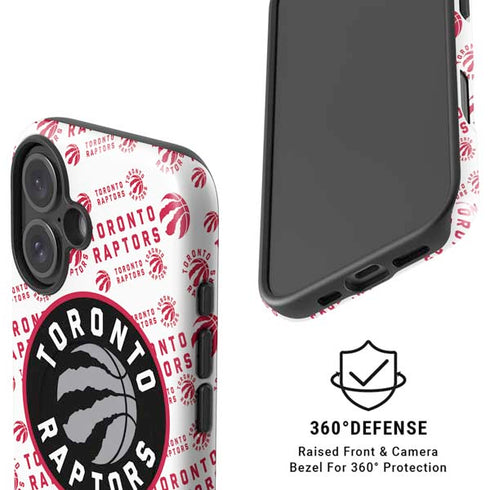 NBA Toronto Raptors Logo Blast iPhone 16 Magsafe Impact Case