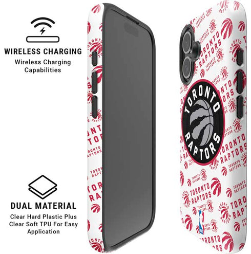 NBA Toronto Raptors Logo Blast iPhone 16 Magsafe Impact Case