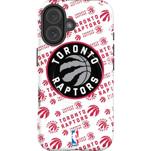 NBA Toronto Raptors Logo Blast iPhone 16 Plus Magsafe Impact Case