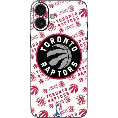 NBA Toronto Raptors Logo Blast iPhone 16 Plus Skin
