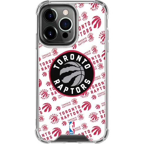 NBA Toronto Raptors Logo Blast iPhone 16 Pro Clear Case