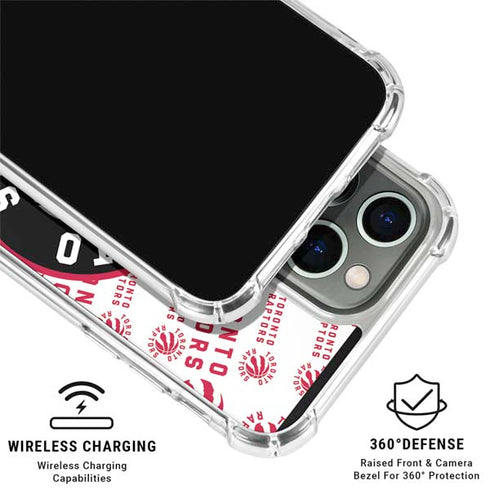NBA Toronto Raptors Logo Blast iPhone 16 Pro Clear Case