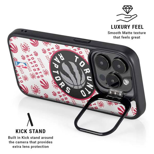 NBA Toronto Raptors Logo Blast iPhone 16 Pro Kickstand Case