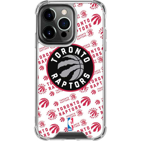 NBA Toronto Raptors Logo Blast iPhone 16 Pro Max Clear Case