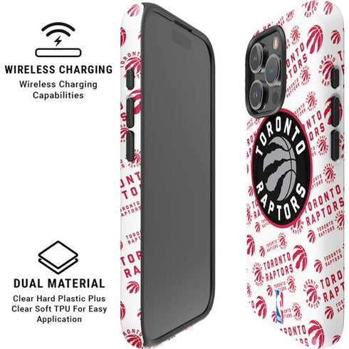 NBA Toronto Raptors Logo Blast iPhone 16 Pro Max Magsafe Impact Case