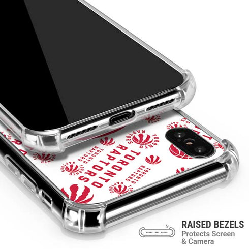NBA Toronto Raptors Logo Blast iPhone X/XS Clear Case