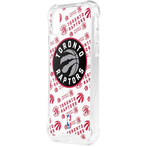 NBA Toronto Raptors Logo Blast iPhone XS Clear Case