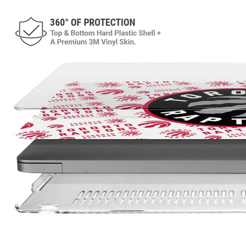 NBA Toronto Raptors Logo Blast MacBook Pro 14in (2021-24) Case plus Skin