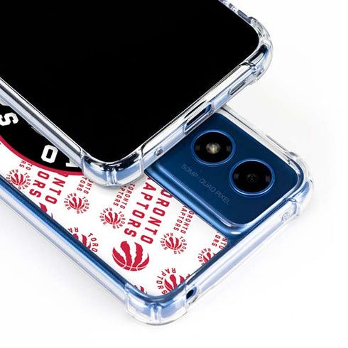 NBA Toronto Raptors Logo Blast Moto G 5G (2024) Clear Case