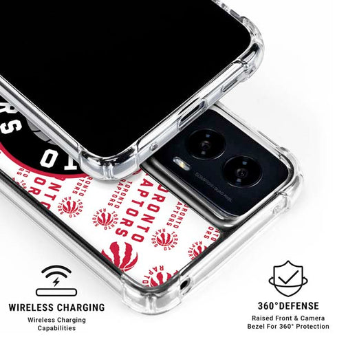 NBA Toronto Raptors Logo Blast Moto G Power 5G (2024) Clear Case