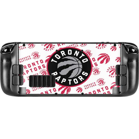 NBA Toronto Raptors Logo Blast Steam Deck Handheld Gaming Computer Skin
