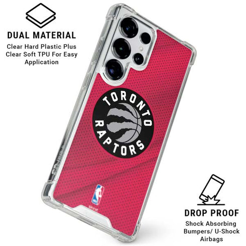 NBA Toronto Raptors Logo Galaxy S25 Ultra Clear Case