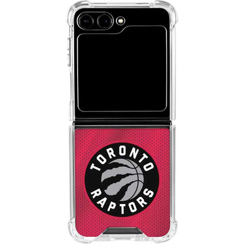 NBA Toronto Raptors Logo Galaxy Z Flip6 Clear Case