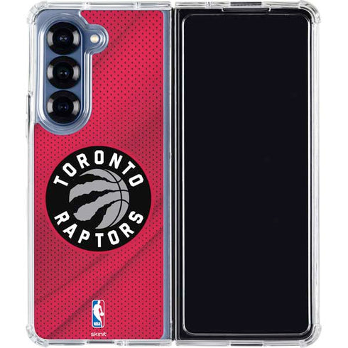 NBA Toronto Raptors Logo Galaxy Z Fold6 Clear Case