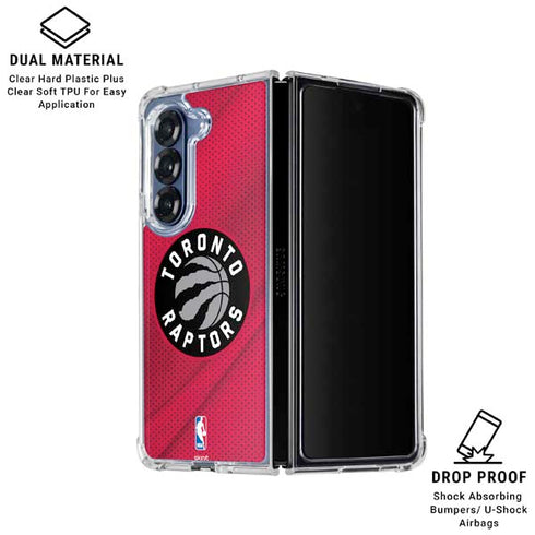 NBA Toronto Raptors Logo Galaxy Z Fold7 Clear Case