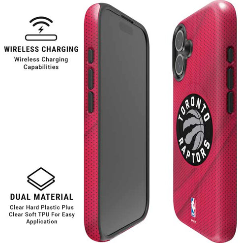NBA Toronto Raptors Logo iPhone 16 Plus Magsafe Impact Case