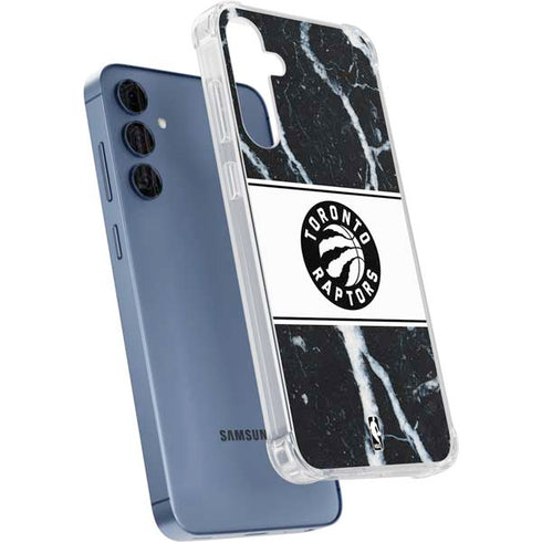 NBA Toronto Raptors Marble Galaxy A55 5G Clear Case