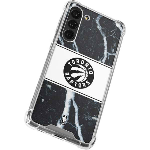 NBA Toronto Raptors Marble Galaxy S24 FE Clear Case