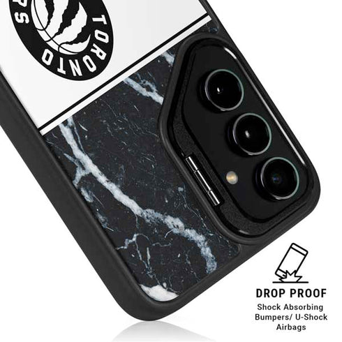 NBA Toronto Raptors Marble Galaxy S25 Kickstand Case