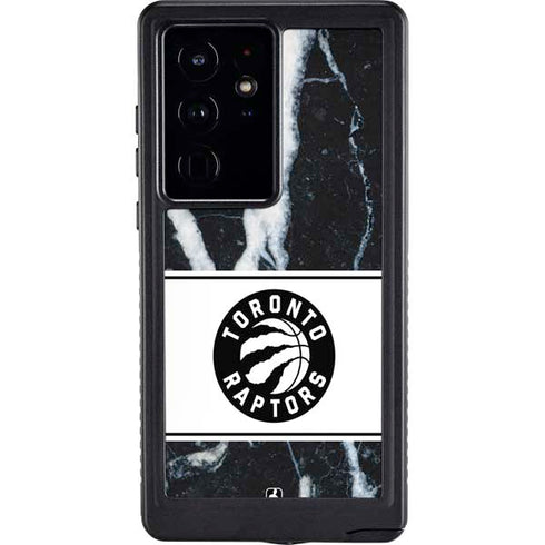 NBA Toronto Raptors Marble Galaxy S24 Ultra Waterproof Case