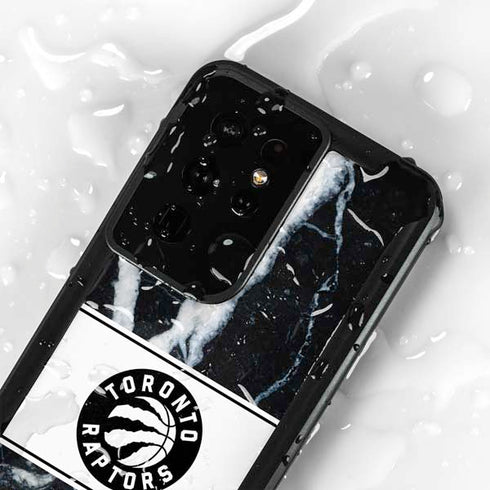 NBA Toronto Raptors Marble Galaxy S24 Ultra Waterproof Case