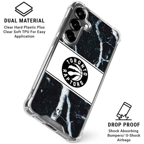 NBA Toronto Raptors Marble Galaxy S26 Plus Clear Case