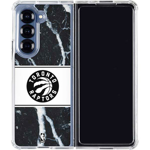 NBA Toronto Raptors Marble Galaxy Z Fold6 Clear Case