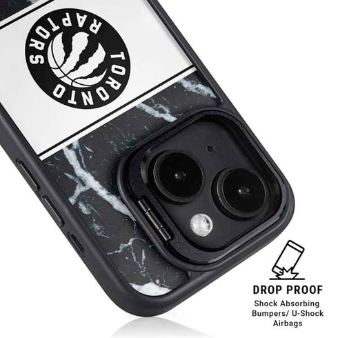 NBA Toronto Raptors Marble iPhone 14 Plus Kickstand Case