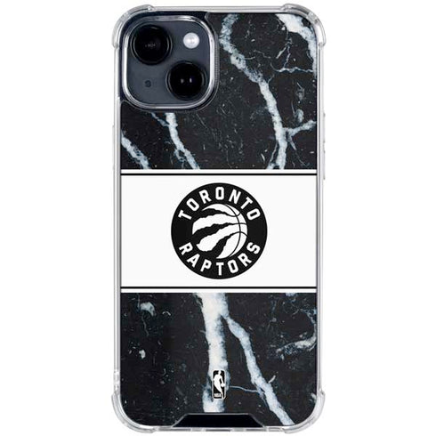 NBA Toronto Raptors Marble iPhone 15 Clear Case