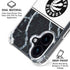 NBA Toronto Raptors Marble iPhone 16 Clear Case