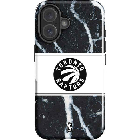 NBA Toronto Raptors Marble iPhone 16 Plus Impact Case