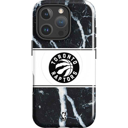 NBA Toronto Raptors Marble iPhone 16 Pro Magsafe Impact Case
