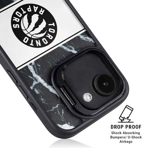 NBA Toronto Raptors Marble iPhone 16e Kickstand Case