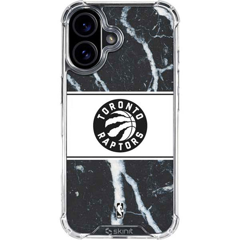 NBA Toronto Raptors Marble iPhone 17 Clear Case