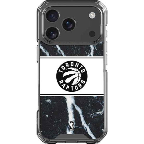 NBA Toronto Raptors Marble iPhone 18 Pro Clear Case