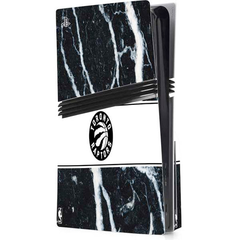 NBA Toronto Raptors Marble PS5 Pro Disk Console Skin