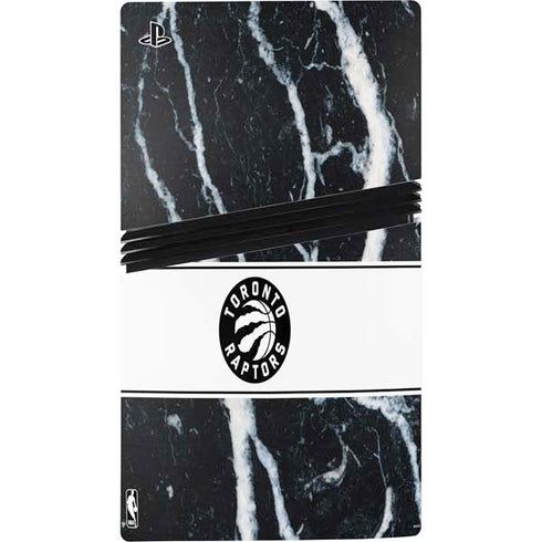 NBA Toronto Raptors Marble PS5 Pro Disk Console Skin