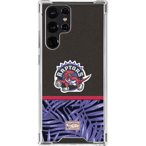 NBA Toronto Raptors Retro Palms Galaxy S23 Ultra Clear Case